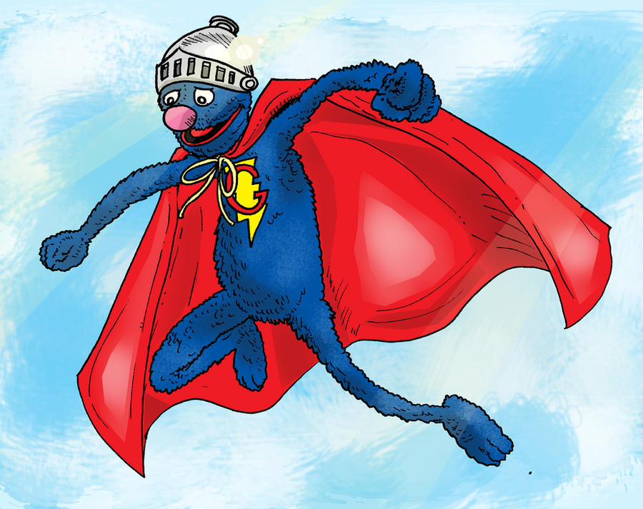 super grover by zekemachine on DeviantArt