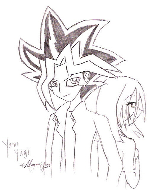 Yami Yugi and My OC Raven