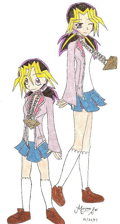 Yami and Yugi ... AS CHICKS ?