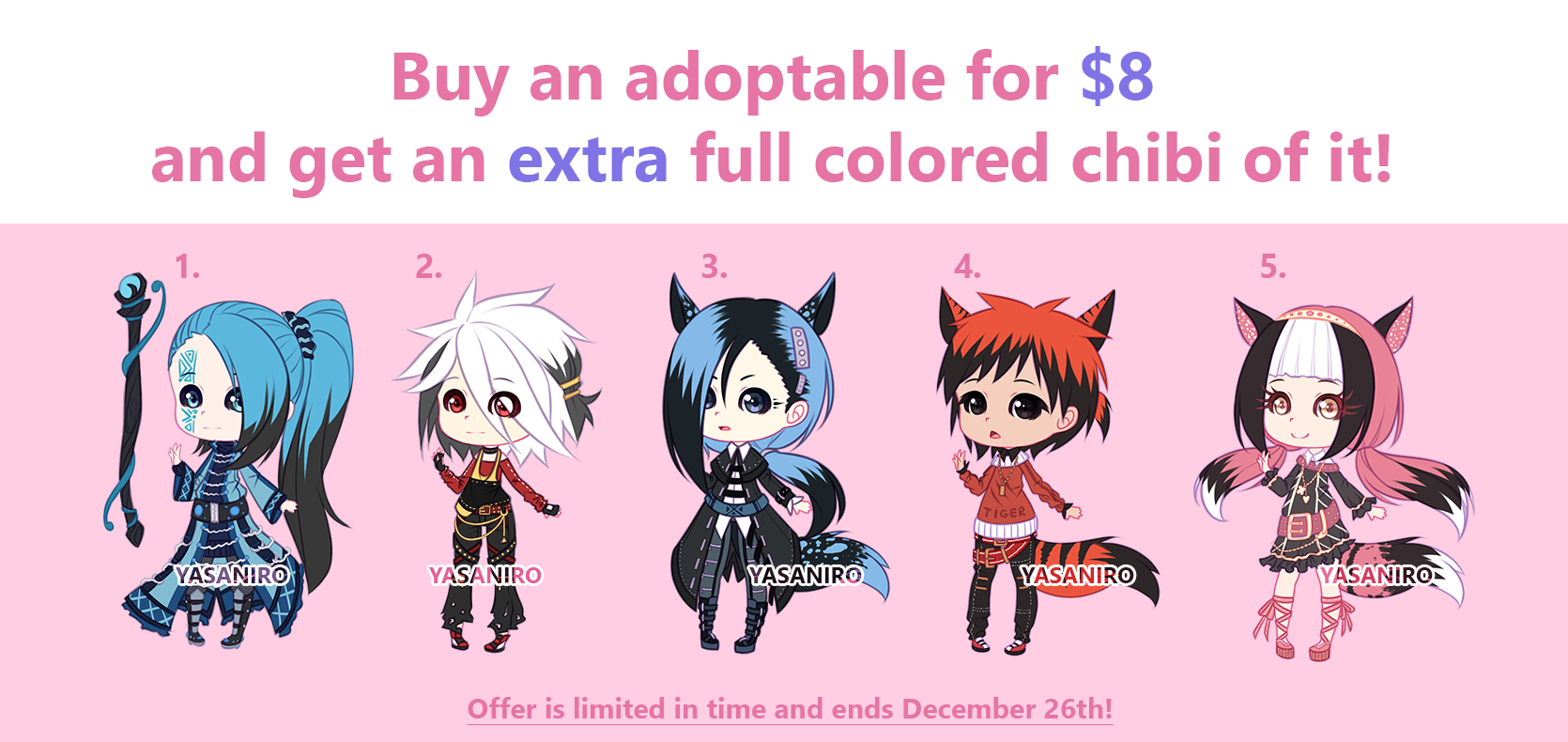 $8 / 800 points Adoptables [CLOSED]