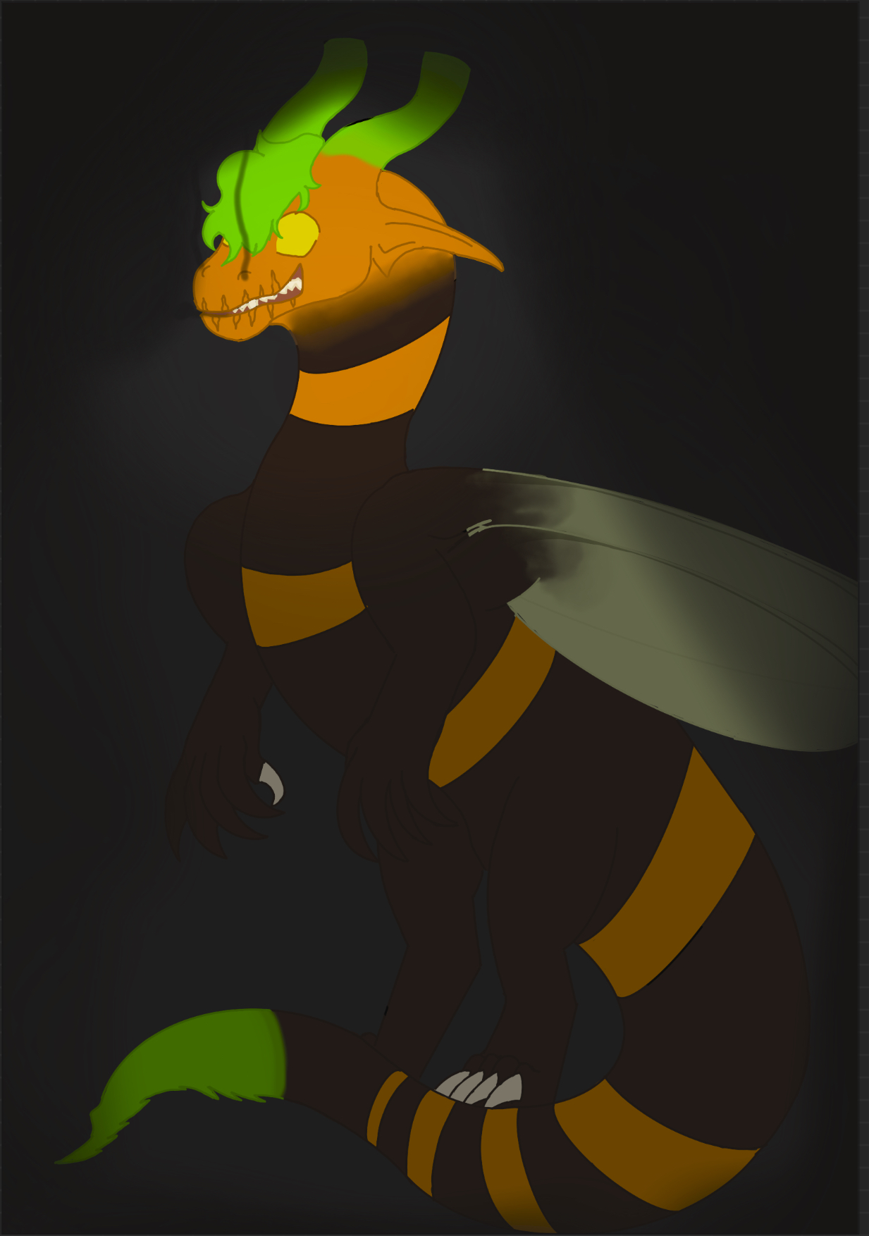 Smokeebee Design SmokeeBee fan art of dragon by ChaChaBOOM6834 on DeviantArt
