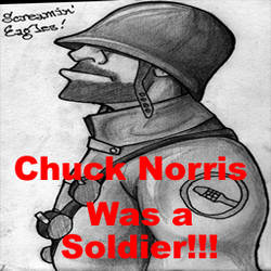 Chuck Norris Red Soldier Spray