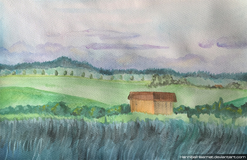 Field - Watercolor