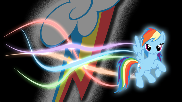 RainbowDash Glow wallpaper