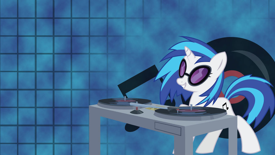 Vinyl Scratch - Wallpaper