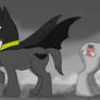 Bat Pony vs Bane Pony