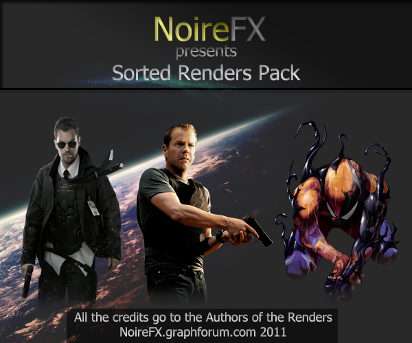 NoireFX Sorted Renders Pack