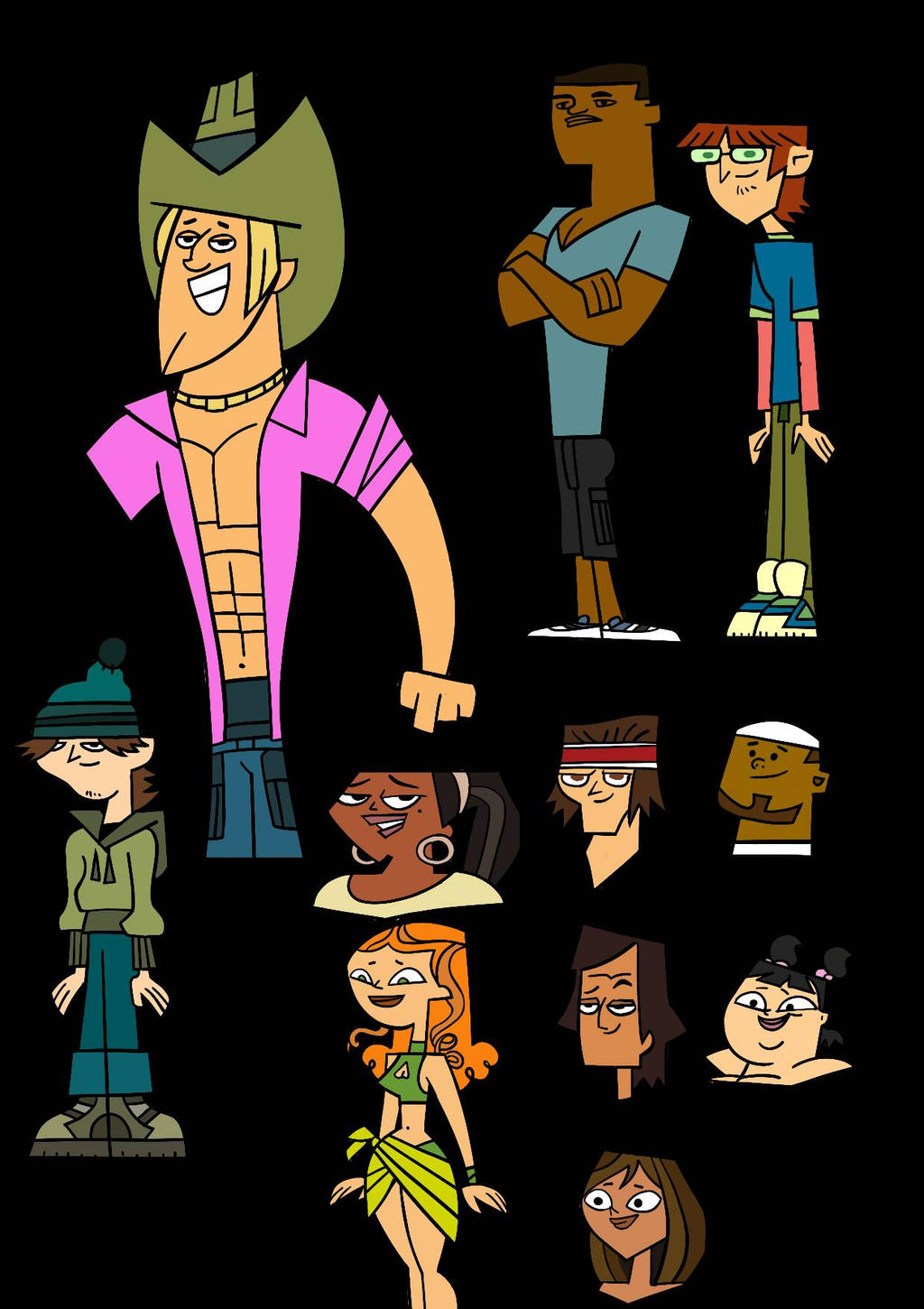 Other total drama character design study by ErikScaglione on DeviantArt