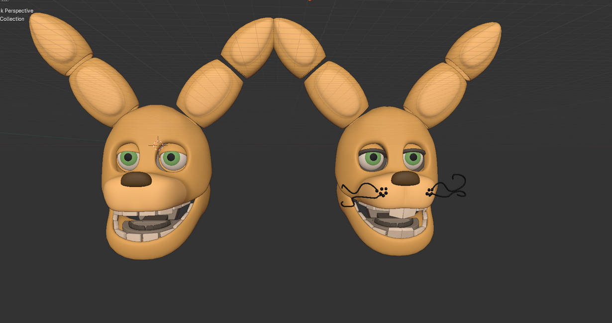 Springbonnie V4 will have 2 different skins!! by xinottc on DeviantArt