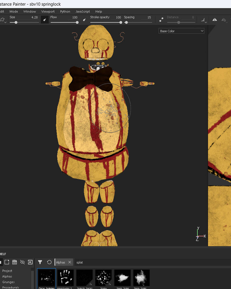 Springbonnie V10 Springlocked skin by xinottc on DeviantArt