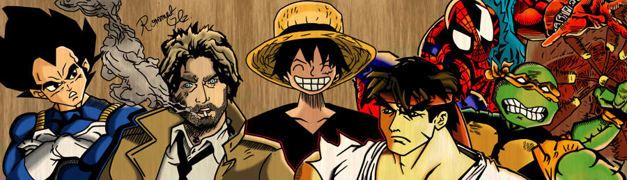 Banner Personajes by RommelGlz on DeviantArt