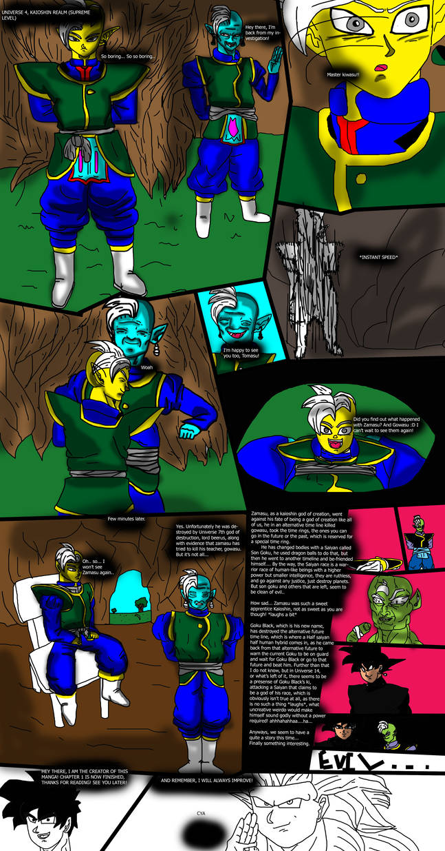 Dragon ball multiversal page 15 Chapter 1 FINISHED by ClearlyAnArtist
