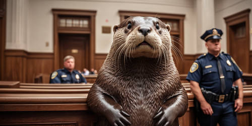 Otter's reaction at the word guilty!