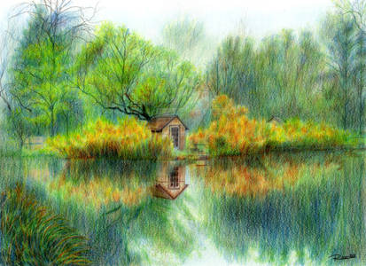 A house on the lake