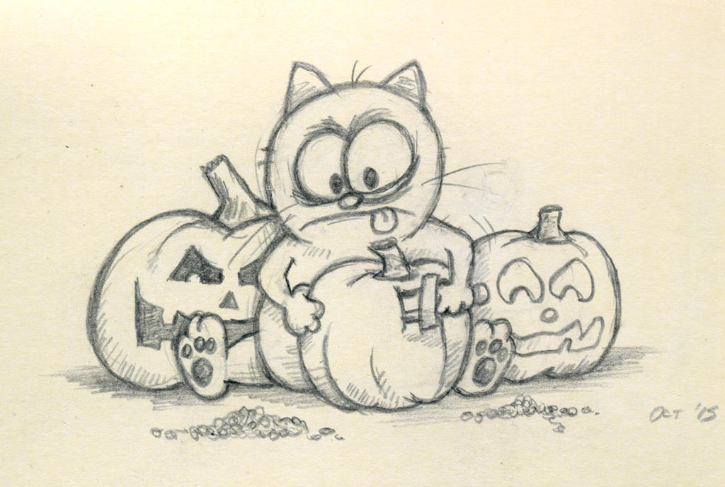 Sketch for Halloween Story by spiraln