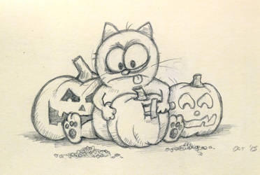 Sketch for Halloween Story