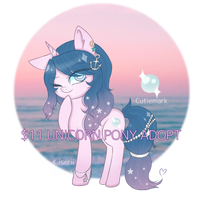 $11 Unicorn Pony Adopt // Open by KiseriHime