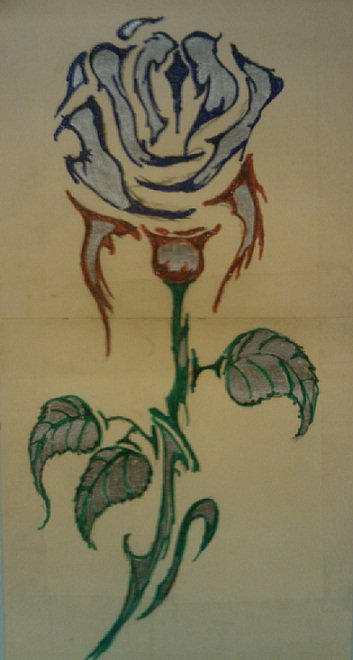 Post-it note rose art by duathseldar on DeviantArt