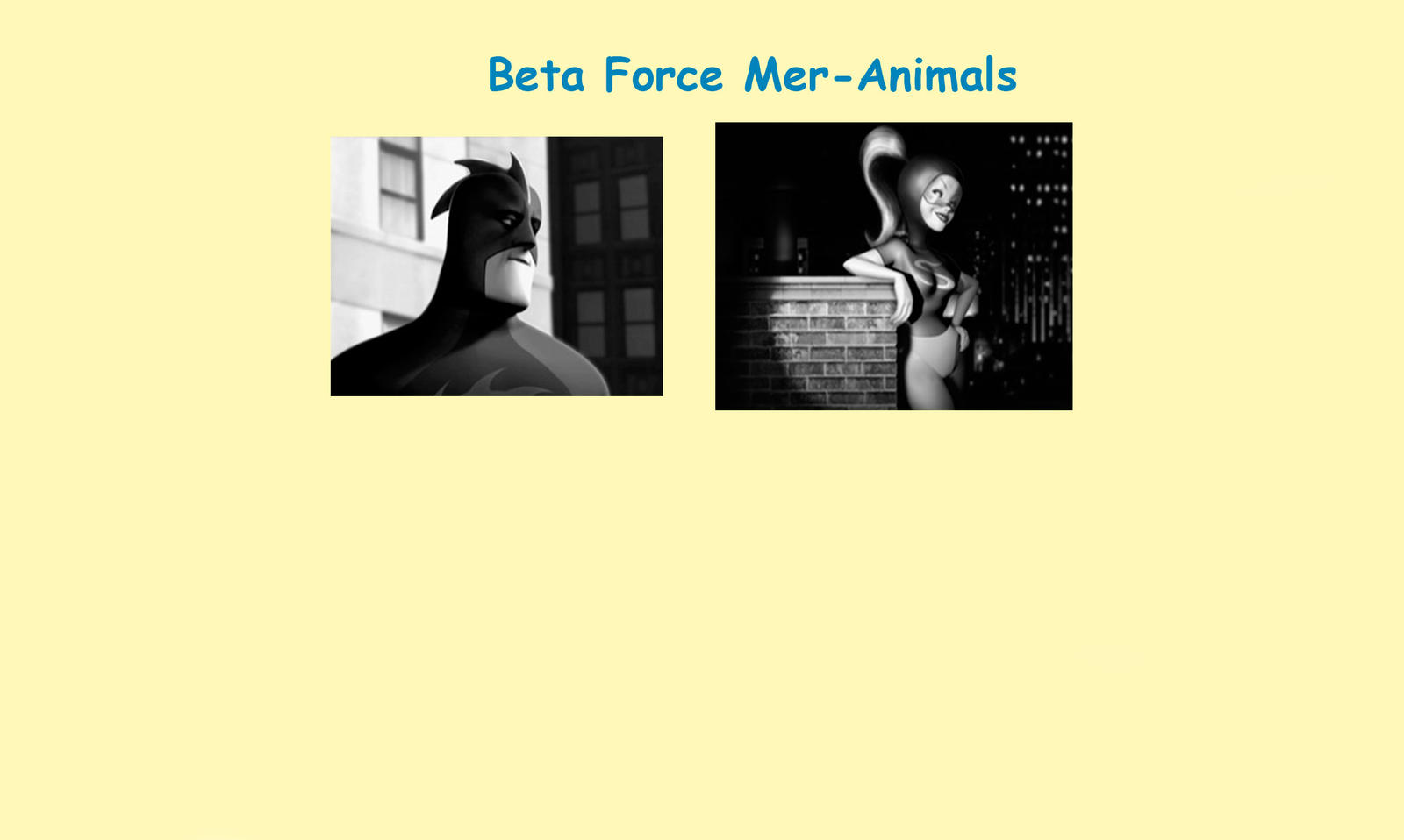 Beta-Force-Team-Mer-Animals by Lurogelsalal2004 on DeviantArt