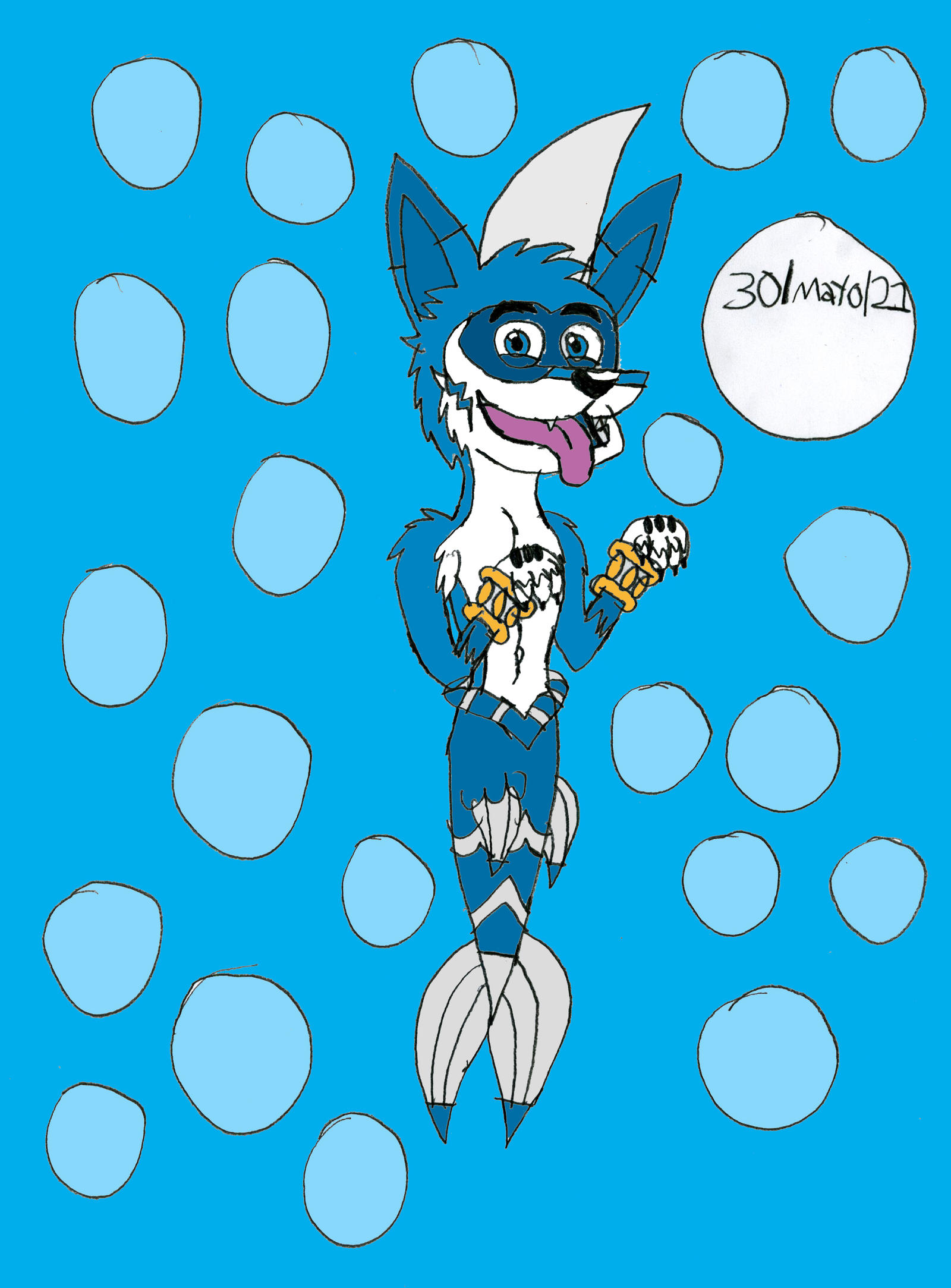 Meet Rufus the Mer-Direwolf Pup Alpha by Lurogelsalal2004 on DeviantArt