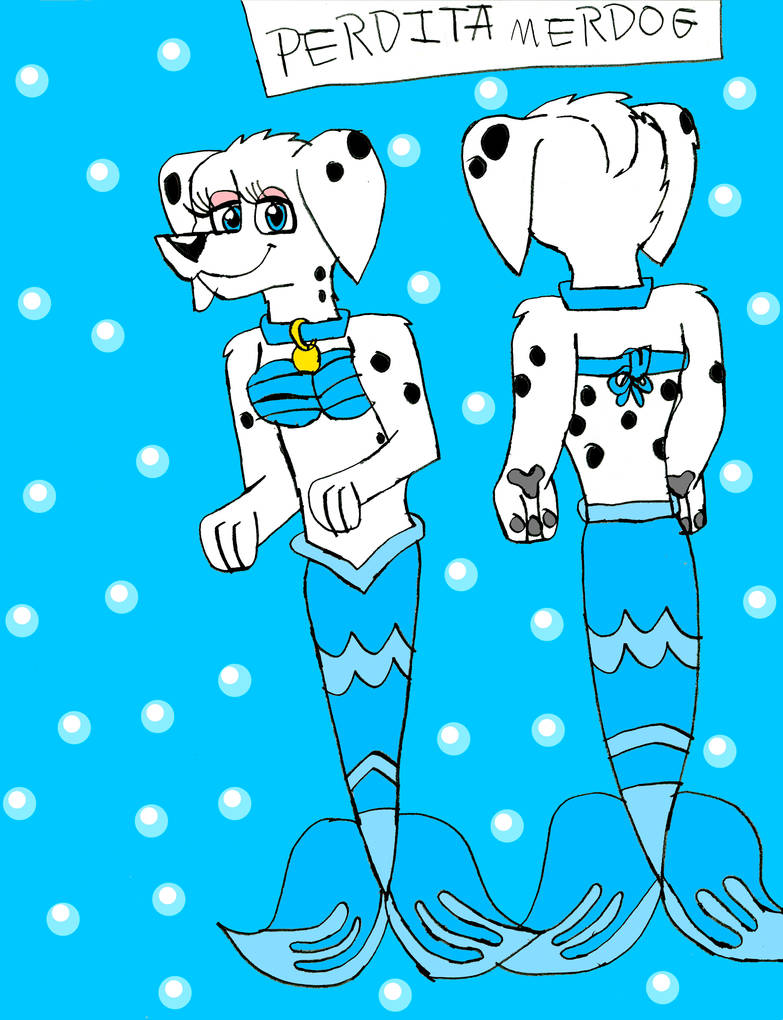 Perdita Mer-Dog Form Ref Sheet by Lurogelsalal2004 on DeviantArt