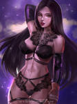 Tifa Lingerie ver by Emerald--Weapon
