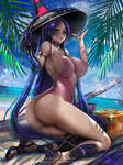 Minamoto No Raikou Swimsuit by Emerald--Weapon