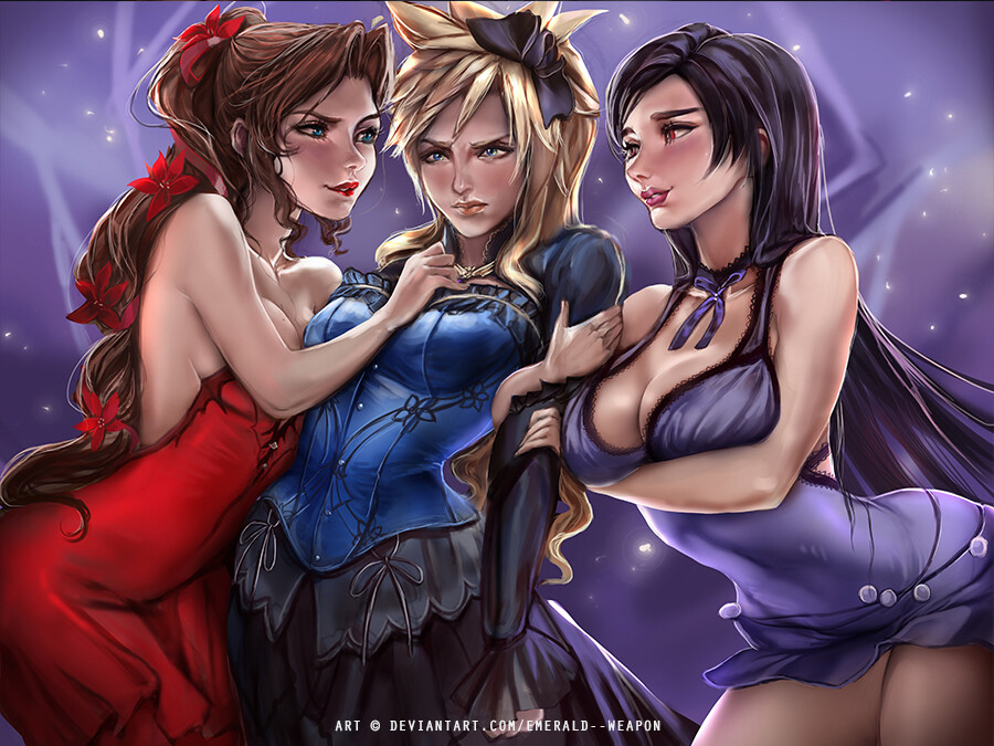 Aerith x Tifa x Claudina