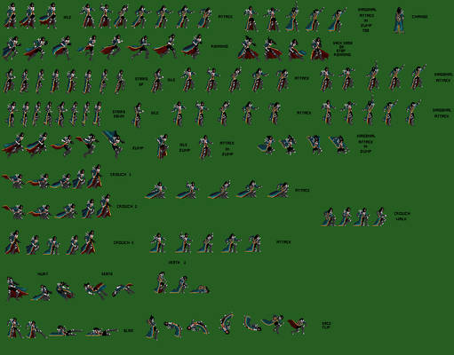 Trevor Belmont MoF done all sprites