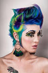 Peacock hair by Ryo-Says-Meow