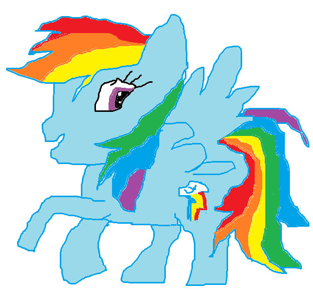 Mlp Injured Ranbow Ranbow Dash:mlP by MicrosoftPaintKing on DeviantArt