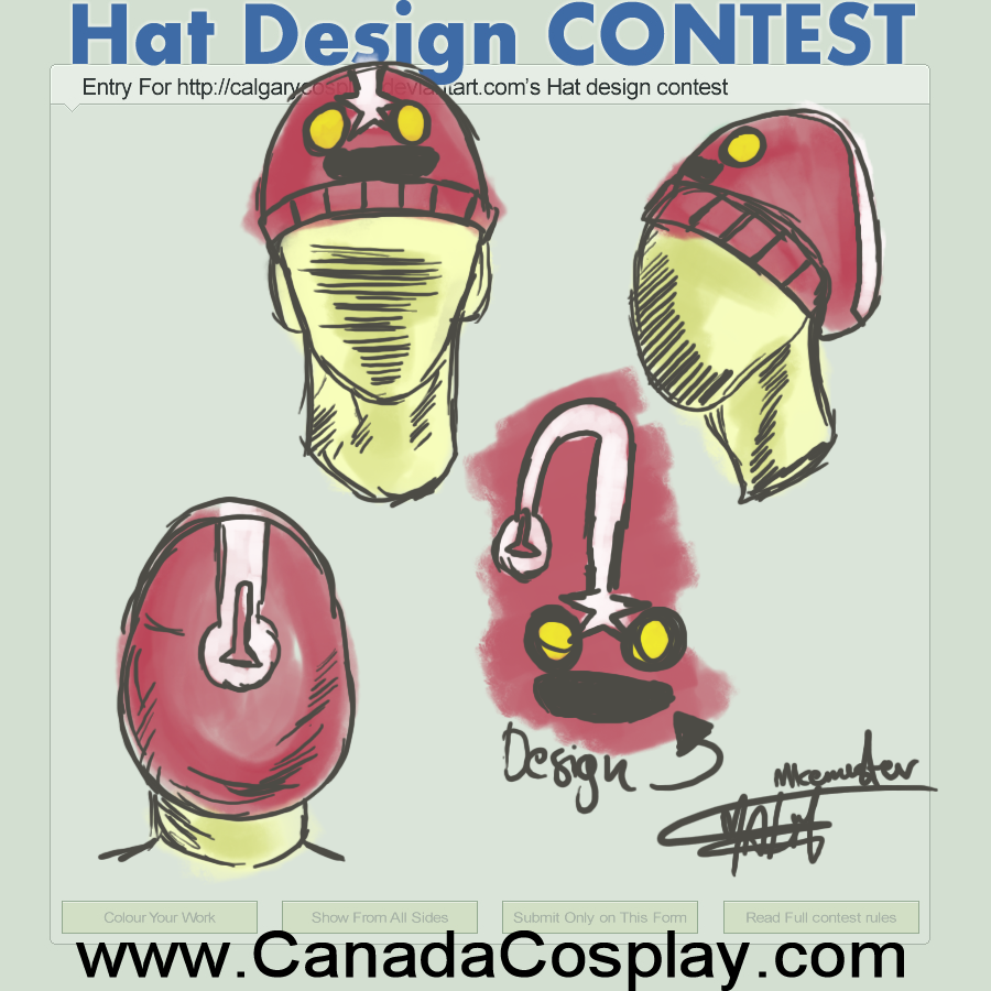 Canada Star Hat Concept Design