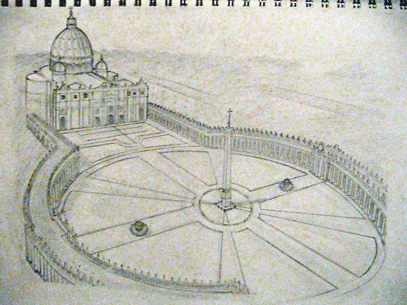 St. Peter's in graphite