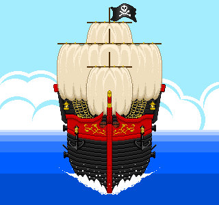 Pirate Ship Animation [commission] by Hunter-Studios on DeviantArt