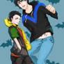 Nightwing and Robin_Dick and Damian