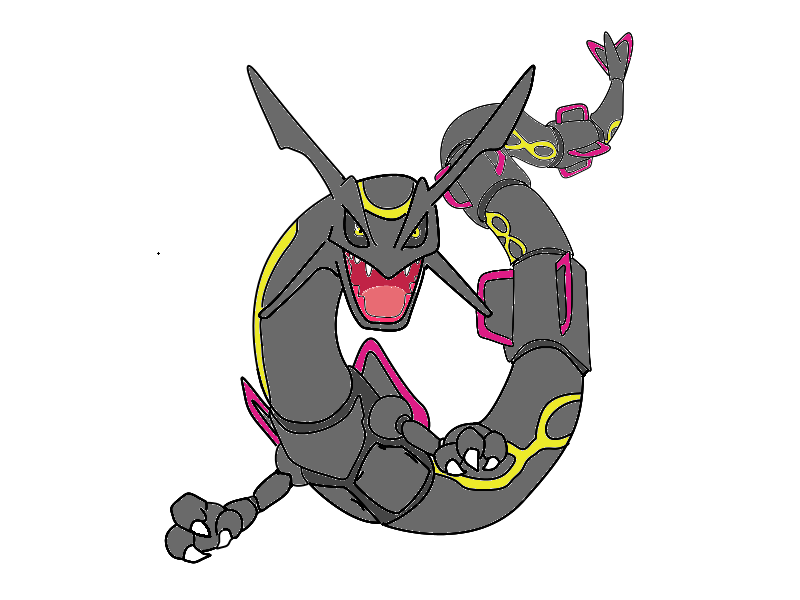 Shiny Rayquaza Vector by Pokemon-Vector-Art on DeviantArt