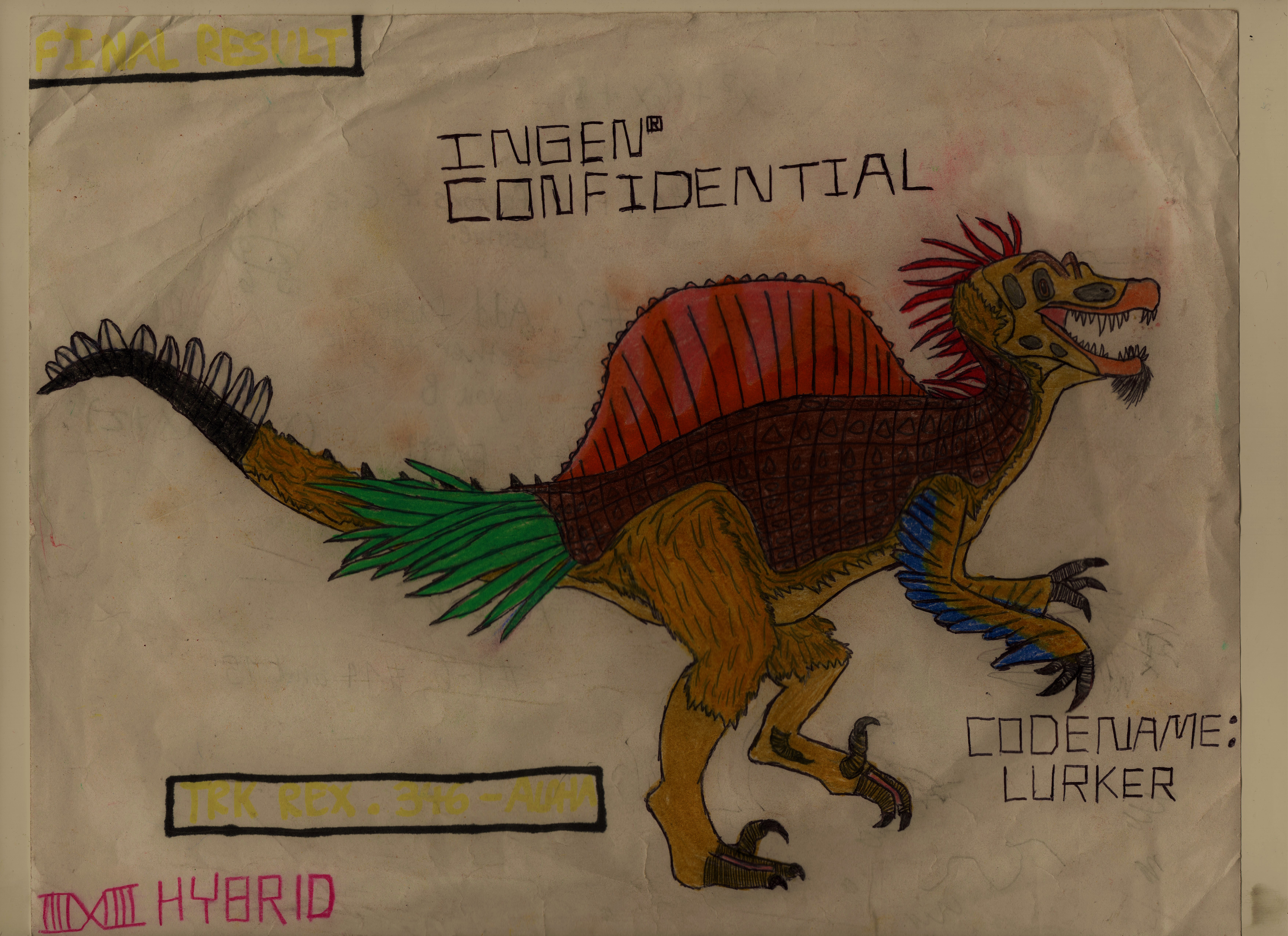 Jurassic World The Game: Hybrid T-Rex by sonichedgehog2 on DeviantArt