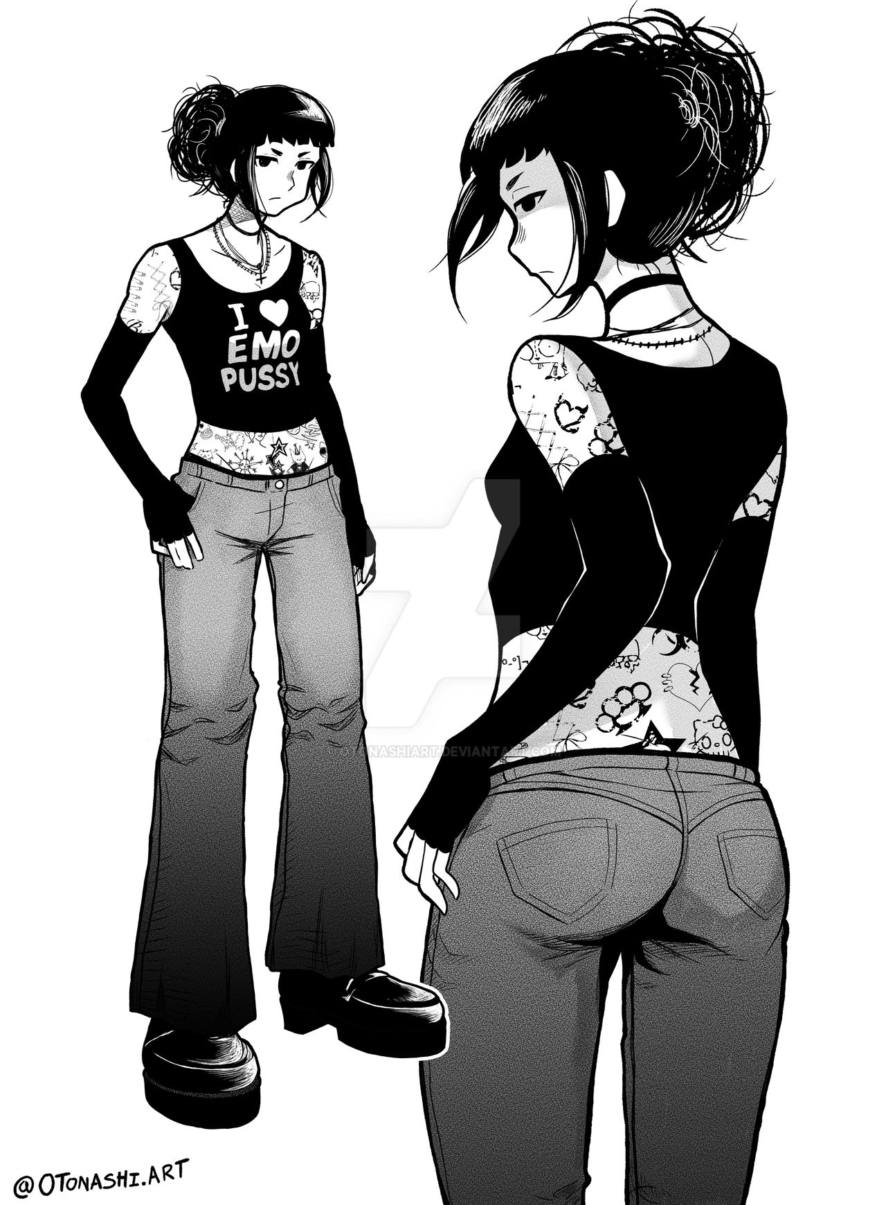 Anonymous Emo I love emo by OtonashiArt on DeviantArt