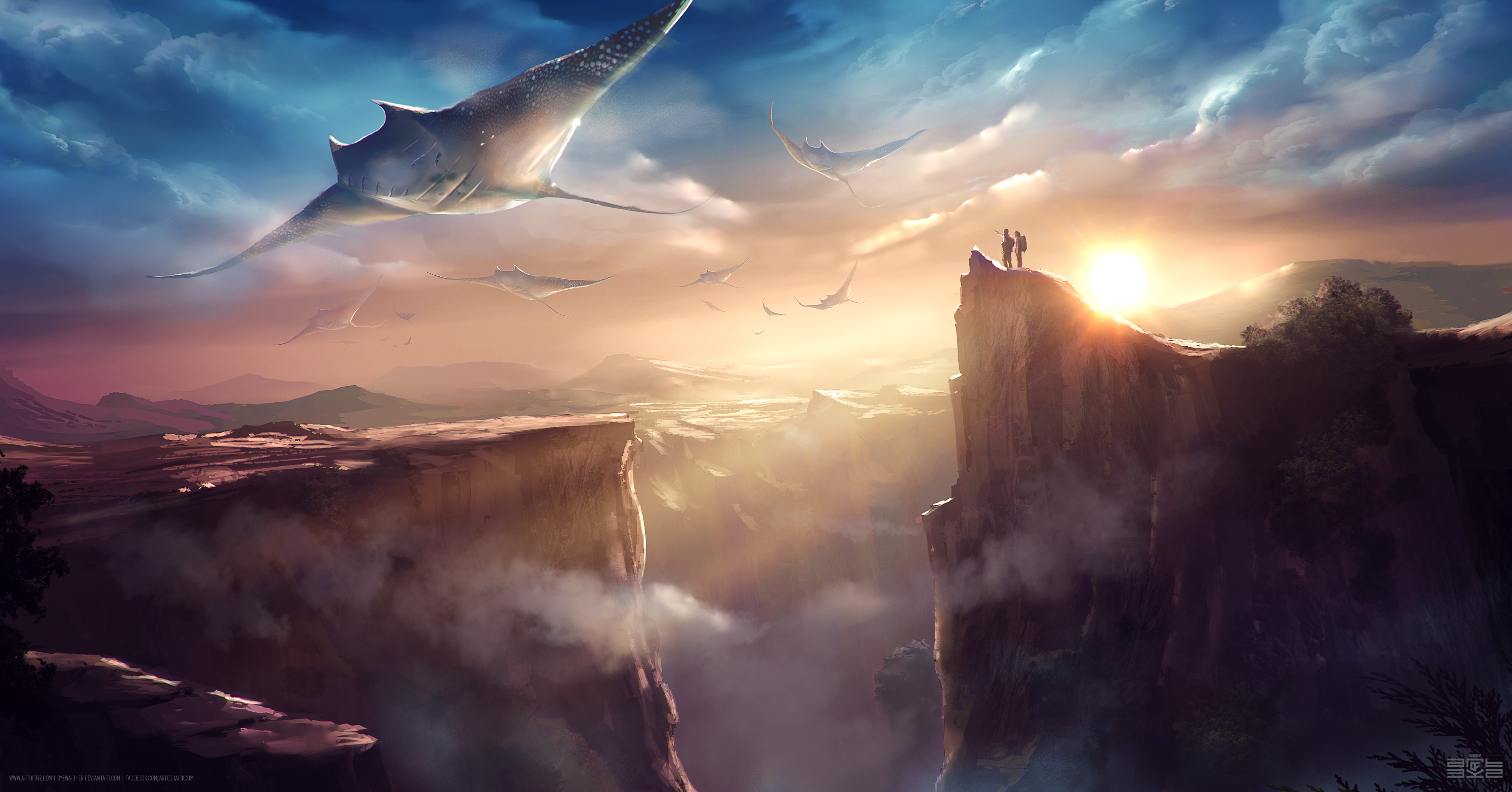 TOUCH THE SKY - 90min speedpaint