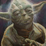 Yoda - acrylic on canvas