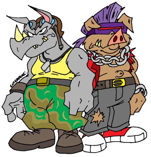 Rocksteady and Bebop