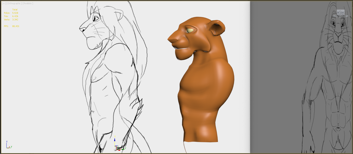 Simba Humanoid Lion King - Simba - Anthro 001 by MyHandsAreCrazy on DeviantArt