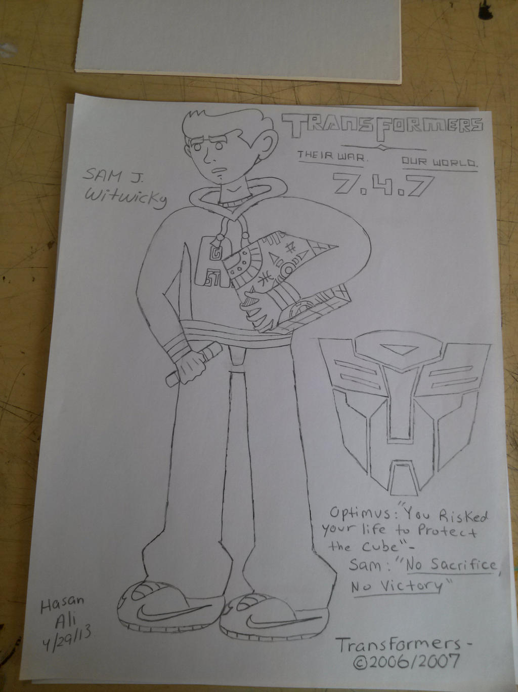 Transformers Sam Transformers Sam Witwicky Poster by Ali5991 on DeviantArt