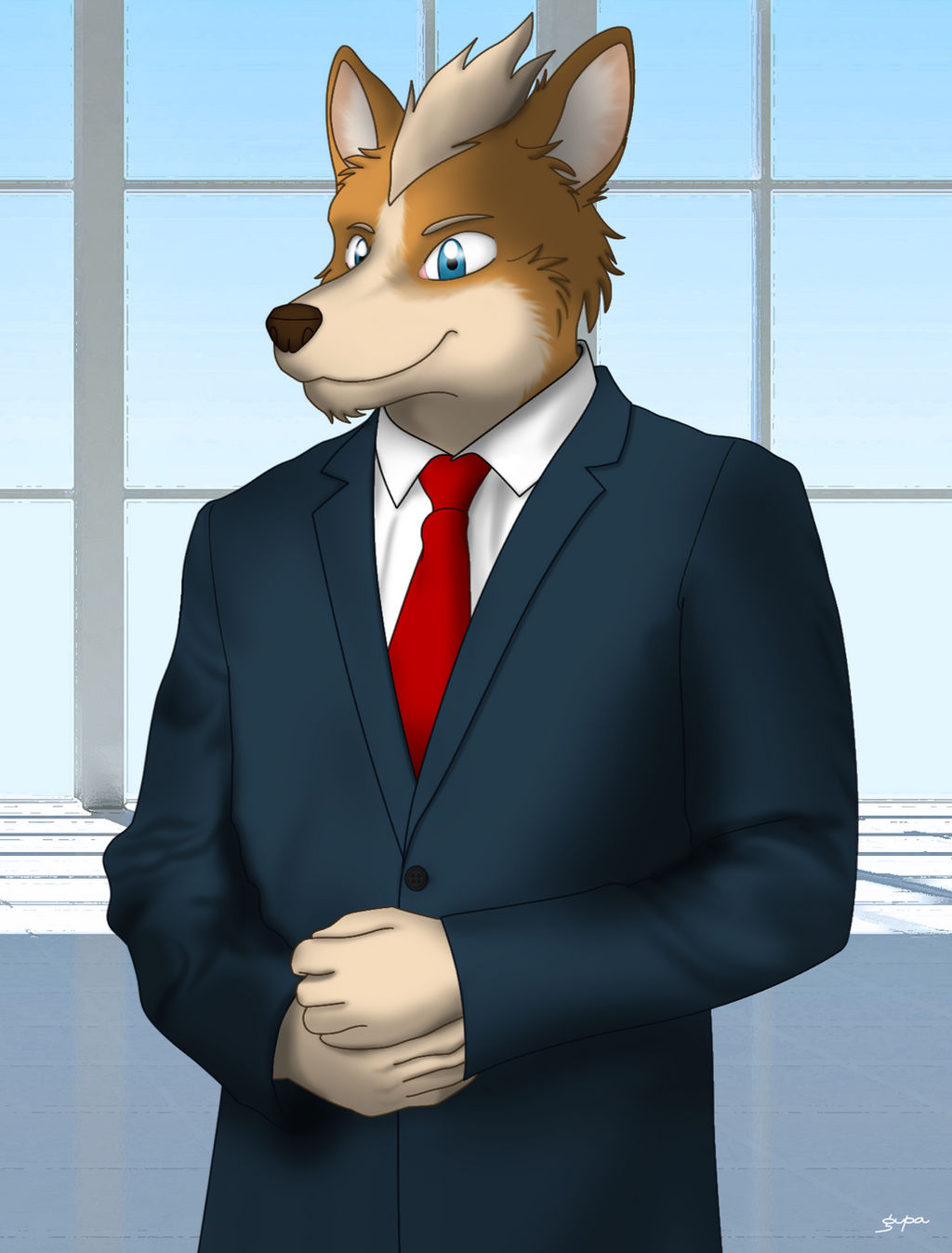 Business Corgi