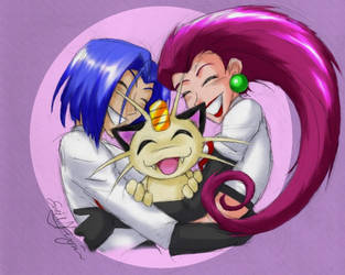 Team Rocket snuggles