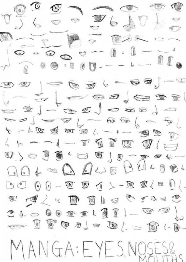 Anime nose and mouth