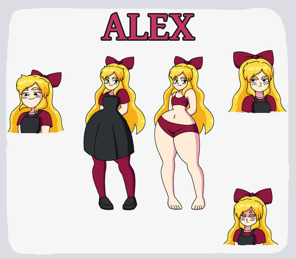 Deviantart Alex B Alex reference sheet by RolyHolyBoly on DeviantArt
