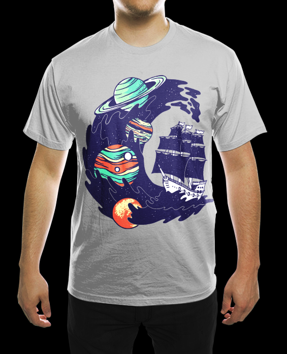 Spaceship Shirt -for sale-