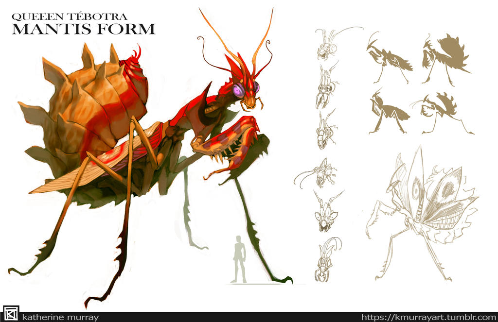 Queen Tebotra Mantis Form