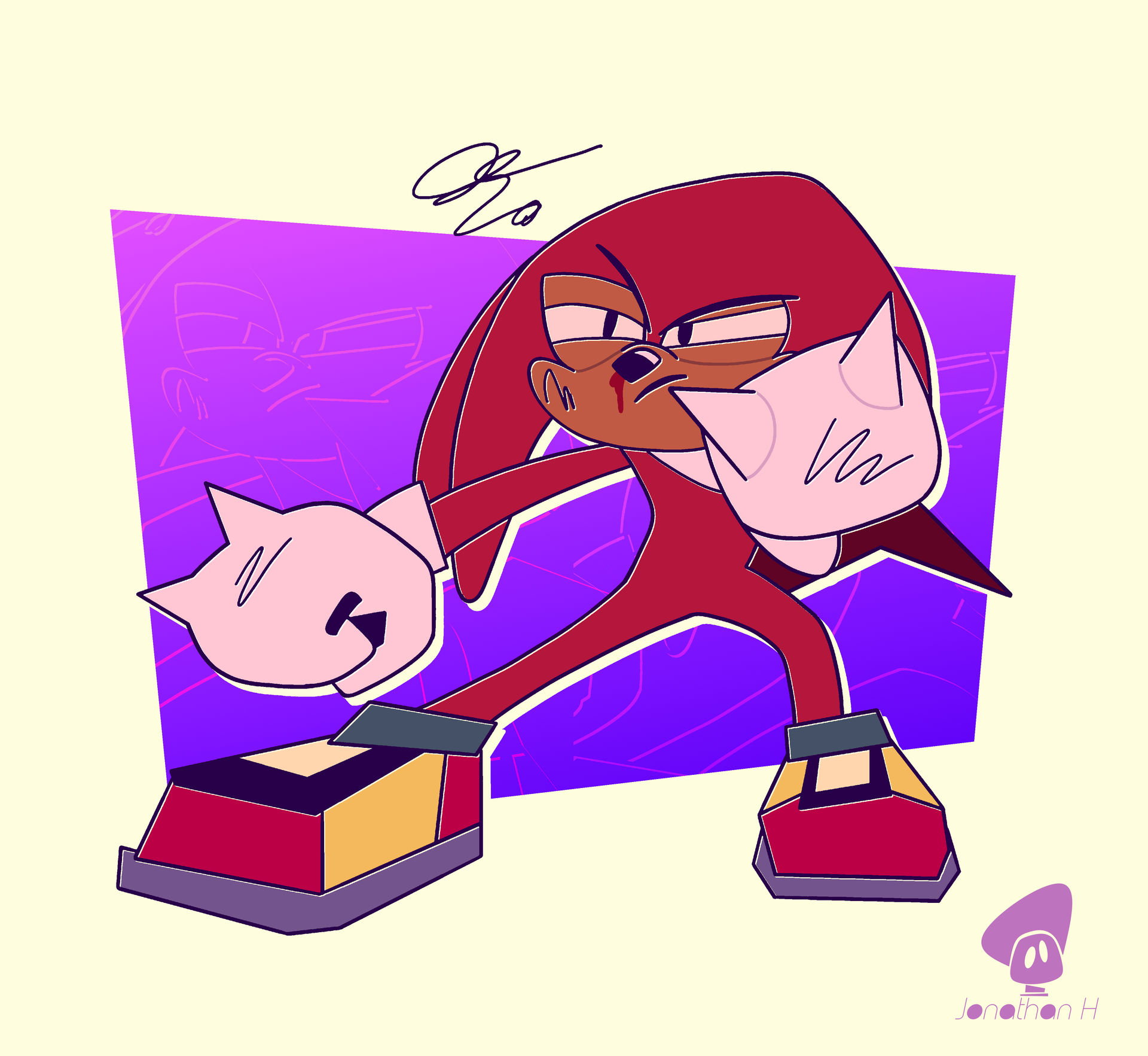Knuckles The Echidna By Jon2nson On DeviantArt knuckles-the-echidna-by-jon2nson-on-deviantart
